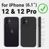 AOTESIER Compatible with iPhone 12 Case and iPhone 12 Pro Case 6.1 inch - Silky Touch Premium Soft Liquid Silicone