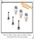 Fine Point Disc Stylus Pen for Apple iPad Pencil, Compatible with iPhone, iPad, Samsung Galaxy, All Touch Screen