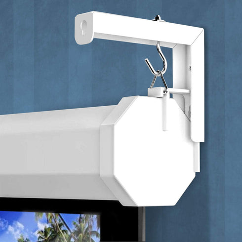 6 inch 1 66 Lb Mount-It! Projector Screen Wall Mount L-Brackets - Wall Hanging Bracket For Home Projector and Movie