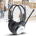 Portable FM Radio Headphones with LCD Display, Noise Reduction Ear Muffs, Wireless Headset for Walking & Jogging.
