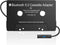 Audio Cassette Aux Adapter, Bluetooth 5.0 Cassette Receiver, Tape Audio Adapter for Mobile Phone Music and Car Voice