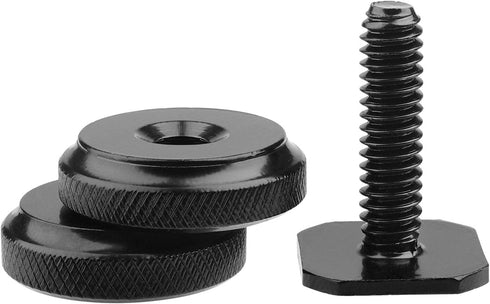 1/4"-20 (Pack 2) Camera Hot Shoe Mount to Tripod Screw Adapter Flash Shoe Mount for DSLR Camera Rig