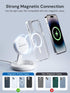 PowerLot Wireless Charger, 15W Fast Qi2-Certified Charging Station for iPhone 16/15/14/13/12, 20W PD Charger