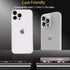 Camera Lens Protector for iPhone 13 Pro & Pro Max - Tempered Glass with Aluminum Alloy Ring