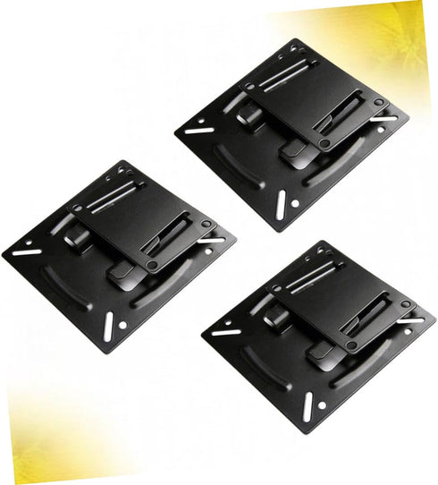 Ipetboom 14-24 Inch 3pcs Pack Metal Tv Stand and LCD Tv Wall Mount Bracket for Screens Fixed Wall Mount Holder