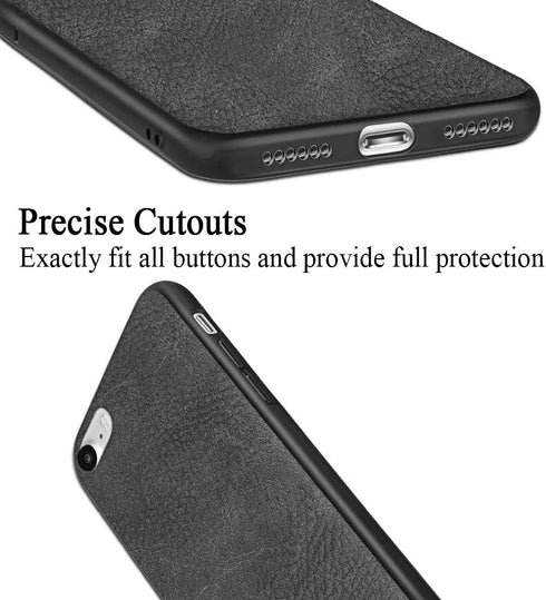 SALAWAT iPhone SE 2020 Case - Slim PU Leather Shockproof Cover for iPhone 7/8, Lightweight Soft TPU Bumper