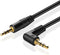 TNP Audio Cable 3.5mm Right Angle (15FT) Male to Male, Gold Plated AUX Adapter for Bose Sony Headphones, iPhone, iPod