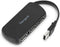Targus 4-Port USB 2.0 Hub, Black - Compatible with PC and Mac, Sleek