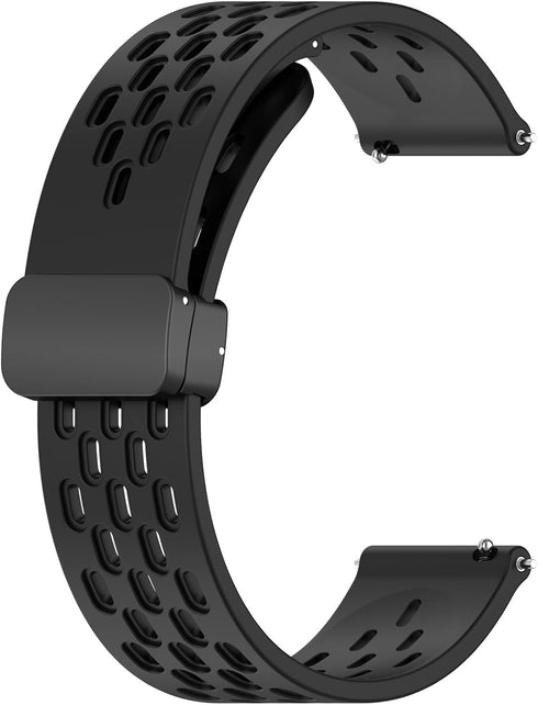 Lamshaw ID208 Plus Smart Watch Band, Soft Silicone Sport Replacement Straps with Magnetic Closure for 1.8 Inches