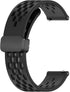 Lamshaw ID208 Plus Smart Watch Band, Soft Silicone Sport Replacement Straps with Magnetic Closure for 1.8 Inches