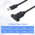 FdcLixuvol 3.1Panel 10gbps (30cm/1ft) USB Type C Male to Female Cable, USB Type C Mount Adapter Cable Panel Mount