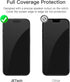 JETech Full Coverage Screen Protector for iPhone 14 Pro Max 6.7-Inch, Black Edge Tempered Glass Film with Easy Installation Tool, Case-Friendly, HD Clear, 3-Pack