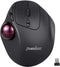 Perixx11568 Perimice-717 Wireless Trackball Mouse - 1.34 Inch Trackball, 5 Programmable Buttons, Black