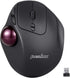 Perixx11568 Perimice-717 Wireless Trackball Mouse - 1.34 Inch Trackball, 5 Programmable Buttons, Black