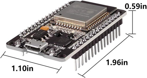 4PCS ESP32 Development Board ESP-32S NodeMCU Board, WiFi Microcontroller 2.4GHz Dual-Core WiFi + Bluetooth Chip