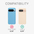 kalibri Aramid Fiber Case for Google Pixel 9 - Black Matte, Super Slim Strong Protective Phone Cover