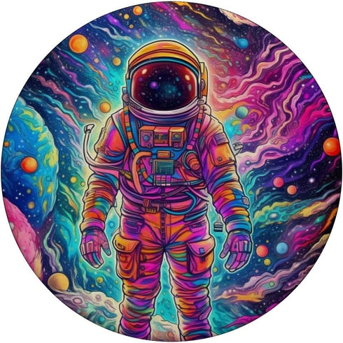 Trippy Astronaut PopSockets Standard PopGrip - Psychedelic Design