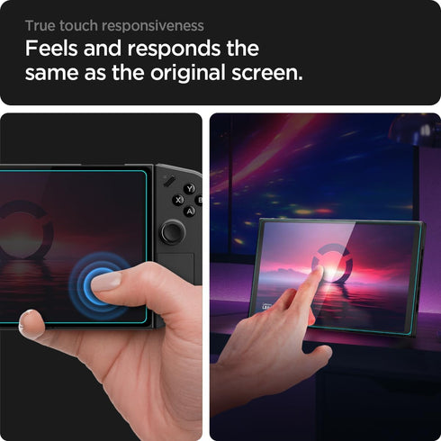 Lenovo Legion Go - Spigen Glas.tR Slim Tempered Glass Screen Protector - 2 Pack