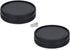 (2 Packs) Body Cap and Rear Lens Cap Kit for Leica L Mount Cameras, fit Panasonic S5II DC-S5M2 S1 S1R S1H