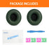 GVOEARS Ear Pad Replacement for Solo 2/3, Cushions for Beats Solo 2/3 Wired Wireless Headphones with Soft Leather Noise