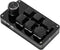Sonew One Handed Mechanical Keyboard, Programmable with Knob, 6 Key Mini Gaming Keypad, Shortcut DIY (Black)