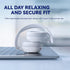 H2 Bluetooth Over Ear Headphones, 50H Playtime, Lightweight Wireless Earphones with Mic, Deep Bass for Home Office
