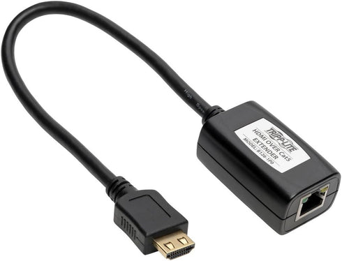 Tripp Lite HDMI Over Cat5 / Cat6 Extender - Receiver for Video and Audio 1920x1200 1080p at 60Hz (B126-1P0), Black, 100