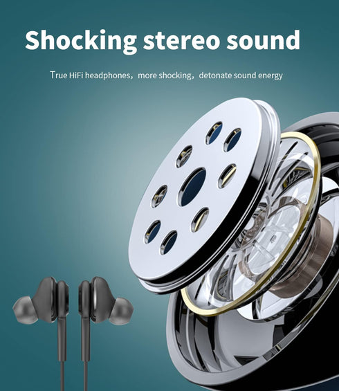 3.5mm Wired Headphone(2pack) Headset with Microphone Computer PC Laptop Gaming Jack Earbud Video Game Headset in Ear Phone Compatible for Galaxy S10 Pad Kid for School Chromebook Auriculare I