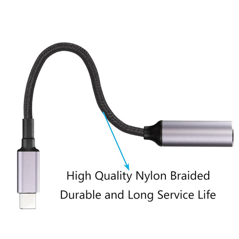 SinLoon PD 100W DC 7.4mm x 5.0mm Female Input to USB Type C Male Power Charging Cable, 100W DC7450 to Type C Cable