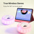EBODA Bluetooth Shower Speaker, Portable IP67 Waterproof Wireless Speaker with LED Light, 2000mAh