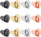 12 Pieces Phone Charm Hook, Cell Phone Finger Ring Keychain Loop Stand, Adhesive Metal Grip for DIY Phone Case Pad