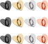 12 Pieces Phone Charm Hook, Cell Phone Finger Ring Keychain Loop Stand, Adhesive Metal Grip for DIY Phone Case Pad