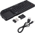 2.4GHz Wireless Touchpad Keyboard, RT-MWK02 Rechargeable Ultra-Thin Mini USB Backlit Keyboard for HTPC, PS3, 360, ONE