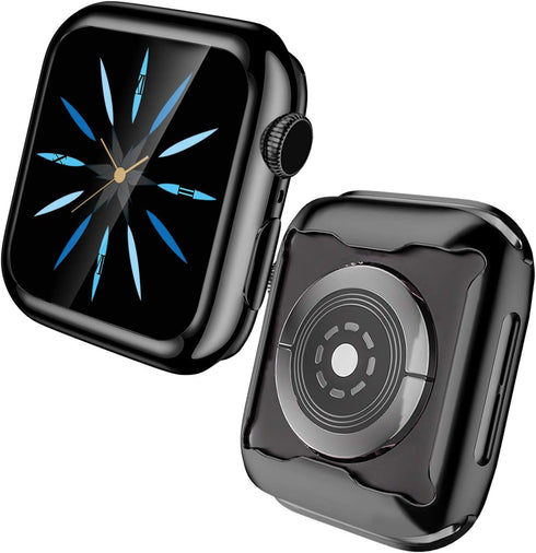 GEAK 3 Pack Compatible with Apple Watch Screen Protector Case 42mm, Full Protective HD Ultra-Thin Cover for iWatch
