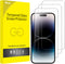 JETech Full Coverage Screen Protector for iPhone 14 Pro Max 6.7-Inch, 9H Tempered Glass Film, HD Clear, 3-Pack