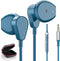 Wired Earphones for Samsung Galaxy A25 A15 A12 A13 A03s, Noise Canceling Earbuds with Microphone for Moto G Power