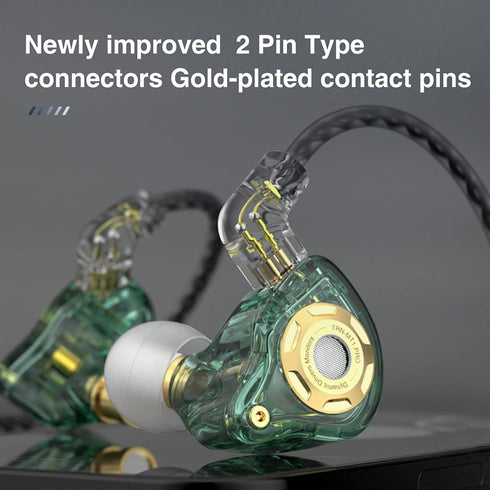 FEDAI TRN MT1 Pro HiFi in Ear Earphone, Dual Magnetic Dynamic Driver Sport Headphone, Noise Cancelling Detachable Cable
