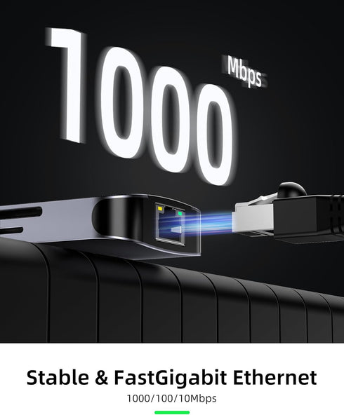 fairikabe 10 1, 1Gbps 100W 3.5 USB C Docking Station Dual Monitor in USB-C Hub to HDMI VGA Adapter with Ethernet
