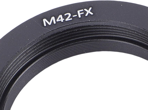 M42 to Fuji X Lens Adapter - Slim Aluminum Alloy Ring for Mirrorless Cameras