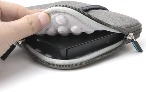 ROOFULL External CD DVD Drive, USB 3.0 Type-C Portable CD/DVD-ROM +/-RW for Laptop PC, Windows, Mac, Linux