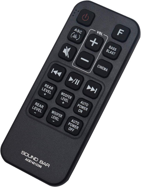 AKB74815396 Replace Soundbar Remote Control for LG Sound Bar Speaker, Compatible with SJ4R DJ4YS DJ4Y-S SH3B SH4Y
