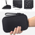 Electronics Organizer Travel Bag, Small Waterproof Accessories Pouch for Charger, Phone, USB, Black, Medium