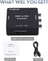 HDMI to RCA Converter, 1080P HDMI to 3RCA CVBs Composite Video Audio Adapter for TV Stick, Roku, and more