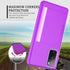 Galaxy S20 FE Case - Grey Silicone Hybrid Protective Wallet Cover with Card Holder for Samsung Galaxy S20 FE