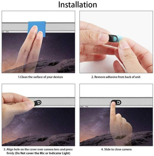Selna A16 5G, Privacy Camera Cover Security Blocker Compatible with Samsung Galaxy Webcam Closure Black