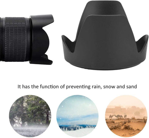 Camera Lens Hoods, HB-50 Quality ABS Lens Hood Shade for Nikon AF-S 28-300mm F3.5-5.6G ED VR