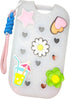 SHINLHUA Protective Silicone Case for Hand Sanitizers Bottles Equipped with Keychain for Attachment and Decoration