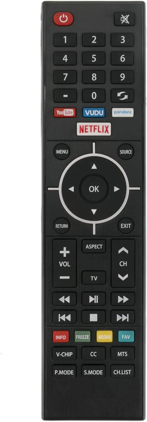 WINFLIKE Replacement Remote Control for Westinghouse Smart TV Models WE55UB4417, WE50UB4417, WD40FB2530