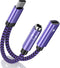 USB C Samsung Headphone Adapter for Galaxy S24 S23 FE S22 Ultra, USB C to 3.5mm Aux Audio Headphone Jack