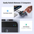 UGREEN USB 3.0 Switch 2 in 2 Out, USB Switcher for 2 Computers Sharing Keyboard, Mouse, Printer, 2 Port USB Selector